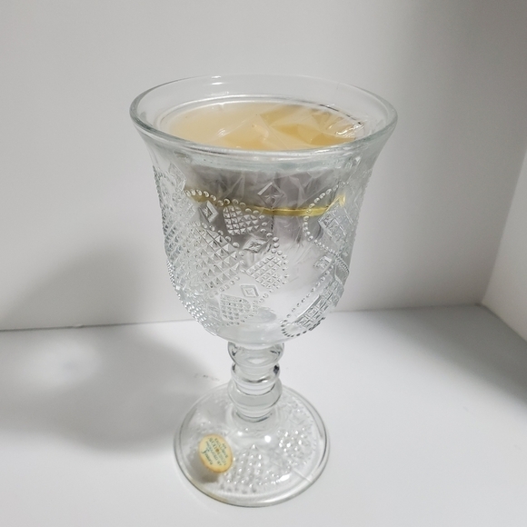 NIB vintage Avon 1978 Heart & Diamond Fostoria Loving Cup scented Candle holder - Picture 9 of 14